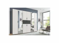 Kleerkast Moldau 270cm - decor - wit & grafiet