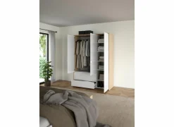 Kleerkast Next 149x58xH202cm - decor - wit & jackson hickory