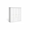 Kleerkast Paris 181cm - decor - wit