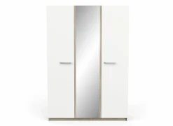 Kleerkast Watson 134cm - decor - kronberg eik & wit