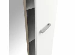 Kleerkast Watson 134cm - decor - kronberg eik & wit