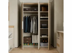 Kleerkast Wexlin 126x60x194cm - decor - sand & mauvella oak