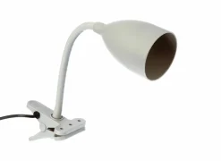 Klemlamp Sily H43cm - kunststof - grijs