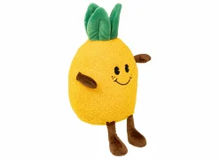 Knuffel Ananas H26cm - stof - geel
