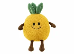 Knuffel Ananas H26cm - stof - geel