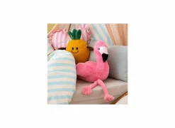 Knuffel Flamingo H59cm - stof - roze