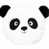 Knuffel Panda Ø27cm - stof - wit/zwart