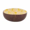 Kom Cocosbowl Ø14cm - kokos - geel