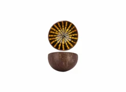 Kom Cocosbowl Ø14cm - kokos - geel
