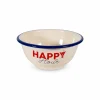 Kom Happy Hour Ø14x6,5cm - metaal - multicolor