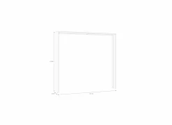 Kranslijst voor kleerkast Waikato 220cm  - decor - mauvella eik & zand