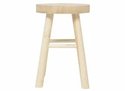 Kruk Nyar Ø28xH41cm - paulownia massief - naturel