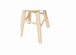 Kruk Nyar Ø28xH41cm - paulownia massief - naturel