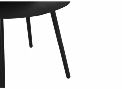 Kuipstoel Claudio 44x53,5x80,5cm - staal/polypropyleen - zwart