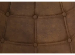 Kuipstoel Cosy 57x60x80cm - microvezel - cognac