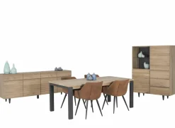 Kuipstoel Cosy 57x60x80cm - microvezel - cognac