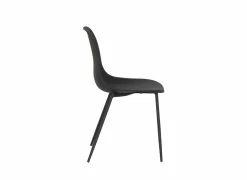 Kuipstoel Goy 46x52,5x82,5cm - polypropyleen - zwart