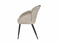 Kuipstoel ST2005 55x60x87,5cm - stof - zand