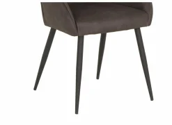 Kuipstoel ST2005  55x60x87,5cm - stof - antraciet