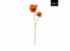 Kunstbloem Klaproos H68cm