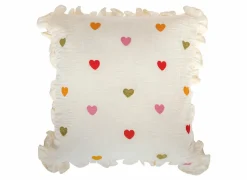 Kussen Amour 40x40cm - katoen & polyester - wit