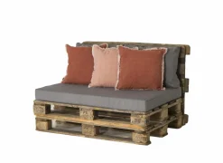 Kussen Burto 45x45cm - stof - potters clay