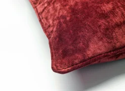 Kussen Chloe 50x50cm - stof - merlot