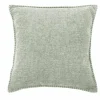 Kussen Damian 45x45cm - stof - sage green