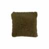 Kussen Fluffy 60x60cm - stof - military olive