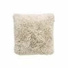 Kussen Fluffy 60x60cm - stof - pumice stone