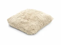 Kussen Fluffy 60x60cm - stof - pumice stone