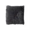 Kussen Fluffy 60x60cm - stof - charcoal grey