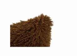 Kussen Hare 45x45cm - nepbont - oranje