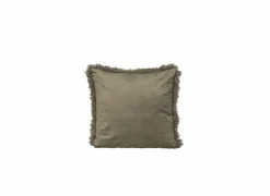 Kussen Hare 45x45cm - nepbont - grijs