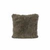 Kussen Hare 60x60cm - nepbont - grijs