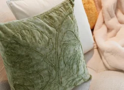 Kussen Julot 45x45cm - stof - groen