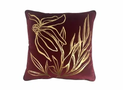 Kussen Lonneke 45x45cm - polyester - pomegranate