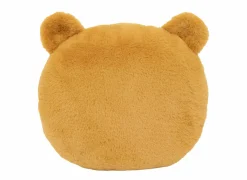 Kussen Luipaard 30x30cm - polyester - oranje