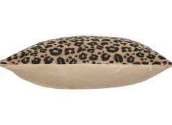 Kussen Lynra 40x40cm - polyester - zwart & bruin