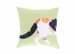 Kussen Outdoor Lapjeskat 49x49cm - stof - multicolor