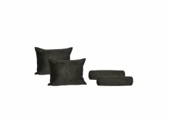 Kussen Sierkussens Valetta 78x48cm/60x15cm - stof - espresso set van 4