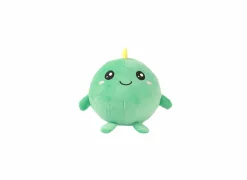 Kussen Squishy Hello Dino Ø13cm - stof - groen