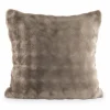 Kussen Wave 45x45cm - polyester - taupe