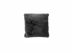 Kussen Zaya 45x45cm - stof - charcoal grey