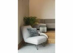 Kussen Zaya 45x45cm - stof - charcoal grey