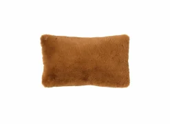 Kussen Zaya 50x30cm - stof - tobacco brown