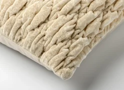 Kussen Zion 45x45cm - polyester - tofu