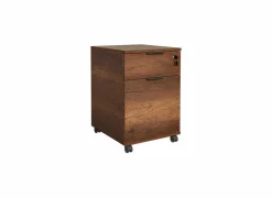 Ladeblok Meradi 41x41x61cm - melamine - oslo walnut met slot