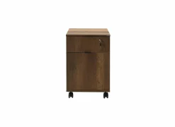 Ladeblok Meradi 41x41x61cm - melamine - oslo walnut met slot
