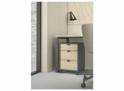 Ladeblok Sign 41x48x61cm - decor - mat grijs & jackson hickory